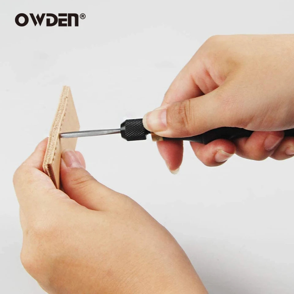 OWDEN 4 in 1 Awl Leather Sewing Tool Set Repairing Stitching Supplies Sewing Kit 4 in 1 Sewing Awl Kit