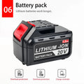 20V 10mm Electric Impact Drill Cordless Drill Electric Screwdriver DIY Driver Power Tool for 18V 20V Battery pin