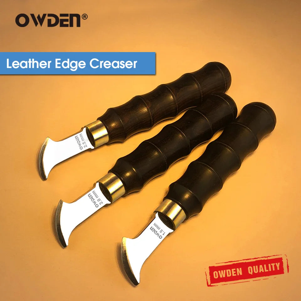 OWDEN Leather Edge Creaser tool leather tool Marking Decorate Line Tool leathercraft tool leather edge tool