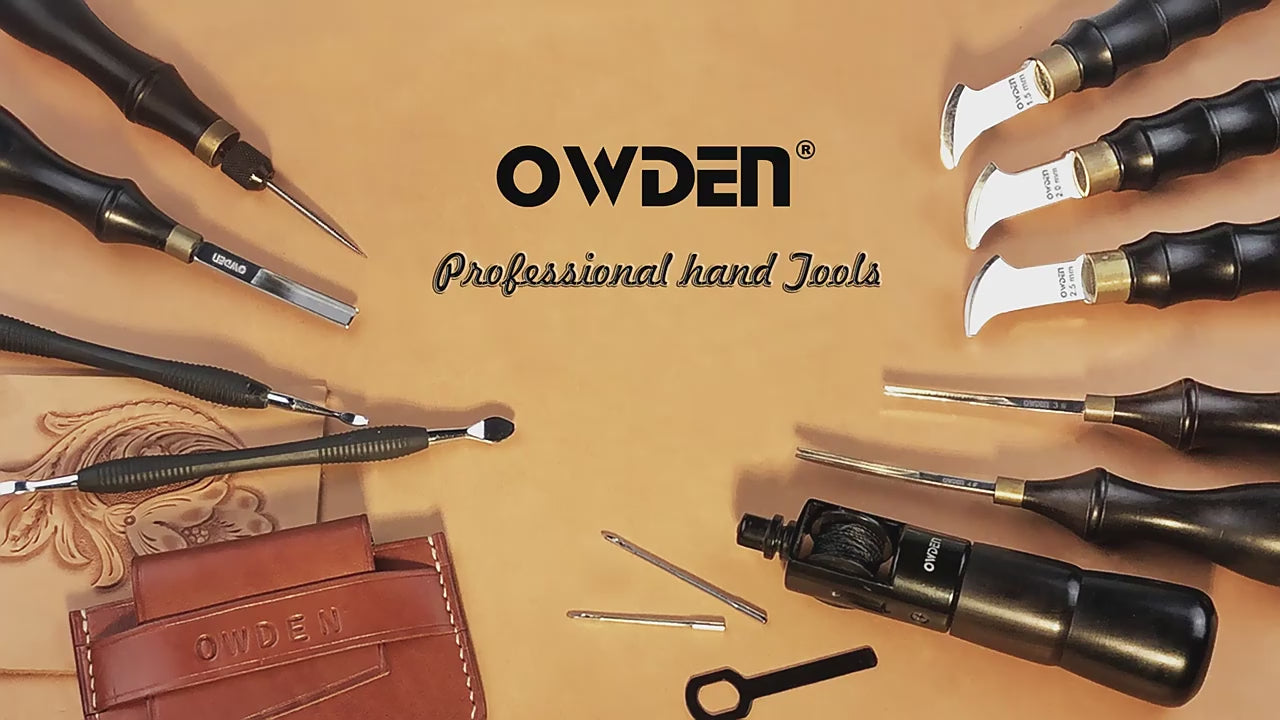 OWDEN Leather Edge Creaser tool leather tool Marking Decorate Line Tool leathercraft tool leather edge tool